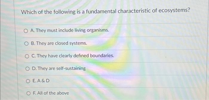 Solved Which of the following is a fundamental | Chegg.com