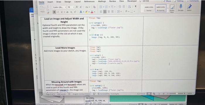 Solved Processing Programming LAB 3 - Media \& Images | Chegg.com