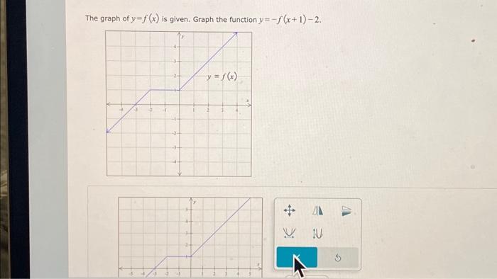 Solved The graph of y=f(x) is given. Graph the function | Chegg.com