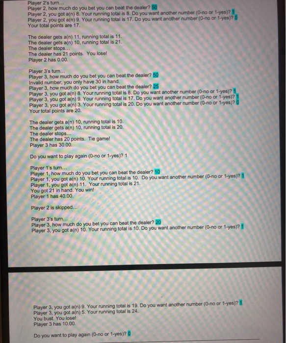 Problem Statement We are going to create a game | Chegg.com