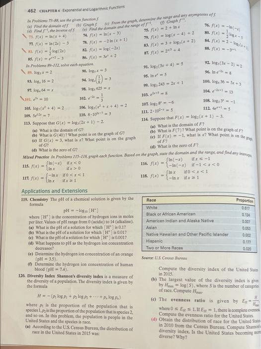 Solved SECTION Logarithmic Functions 461 sal Building 20.10 | Chegg.com