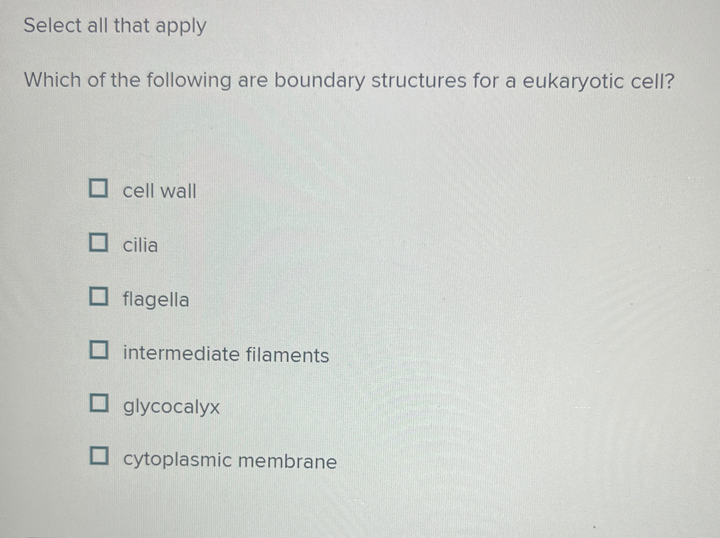 Solved Select all that applyWhich of the following are | Chegg.com