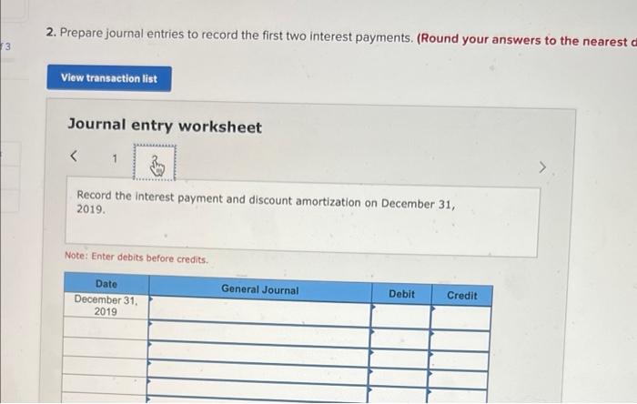 Solved 1. Prepare a straight-line amortization table for | Chegg.com