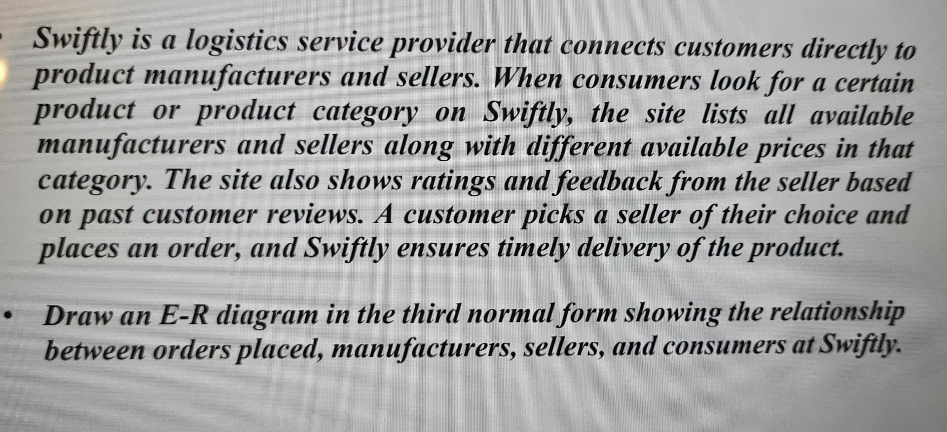 solved-swiftly-is-a-logistics-service-provider-that-connects-chegg