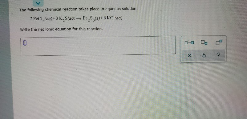 Solved The following chemical reaction takes place in | Chegg.com