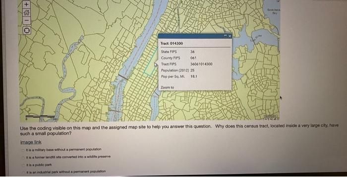 Solved A. В. C. D. Which mapped area contains the smallest | Chegg.com