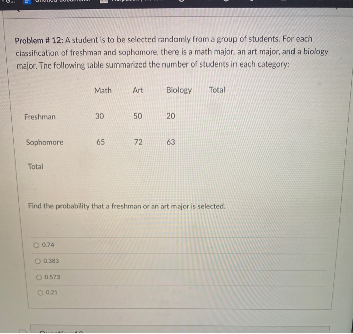 Solved Question 11 4 pts Problem # 11: A couple has three | Chegg.com