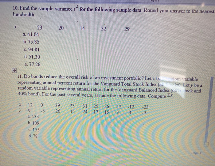 Solved 8. Find the range for the following sample data X 23 | Chegg.com