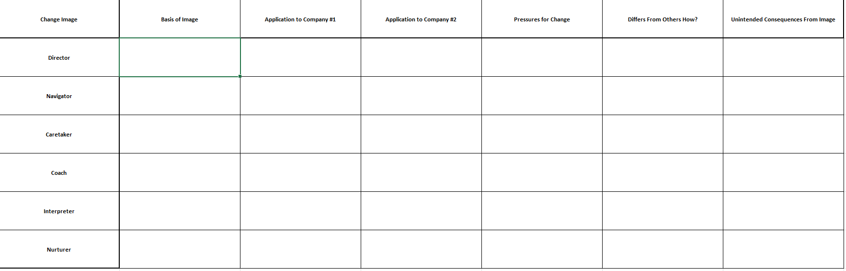 Solved Change Image Basis of Image Application to Company #1 | Chegg.com