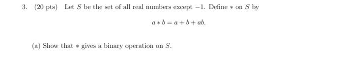 Solved Modern Algebra. Please show all work for both parts | Chegg.com