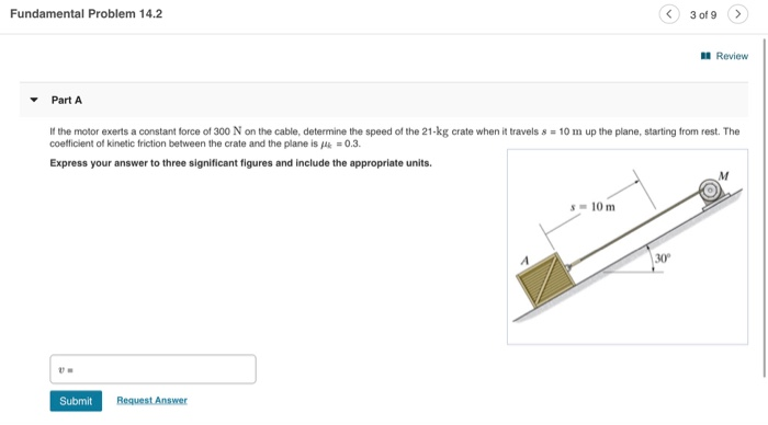 Solved Fundamental Problem 14.2 3 of 9 > Review Part A If | Chegg.com