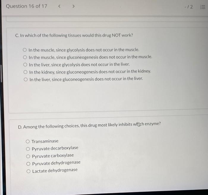 Solved -12 Question 16 of 17 View Policies Current Attempt | Chegg.com