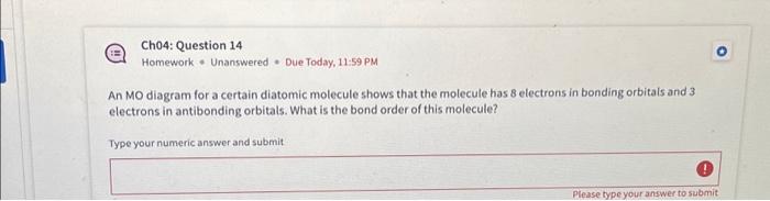 Solved Ch04: Question 14 Homework Unanswered Due Today, | Chegg.com
