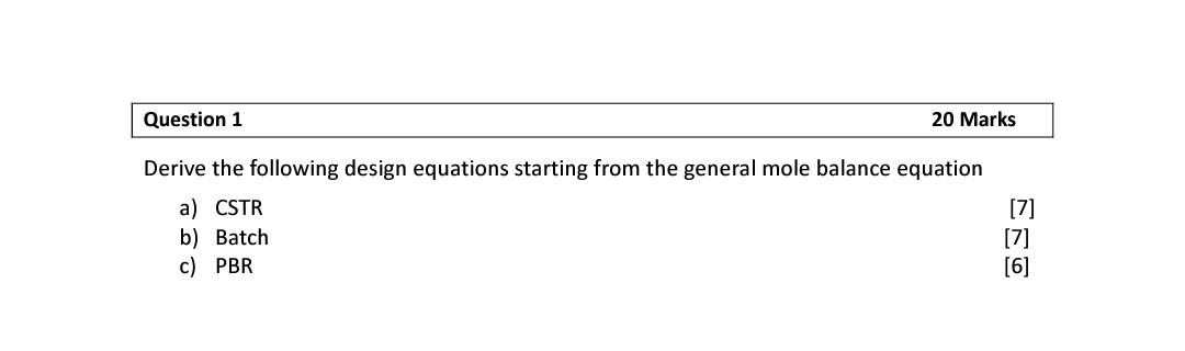 Solved Question 1 20 Marks Derive the following design | Chegg.com