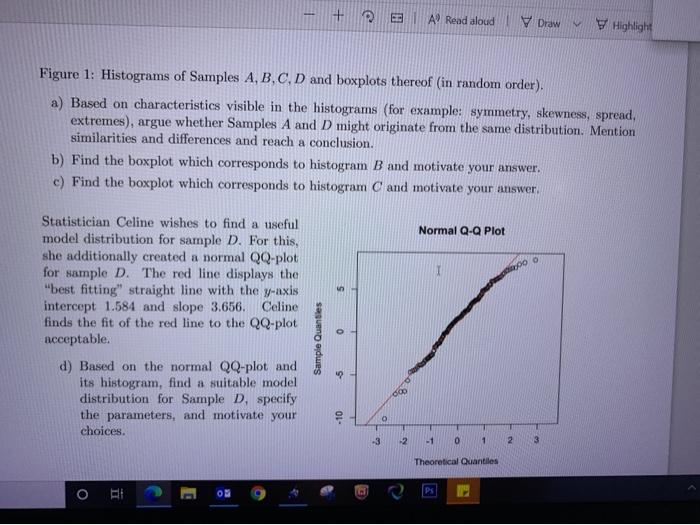 Solved + E A Read aloud V Draw Highlight 5. Figure 1 shows | Chegg.com