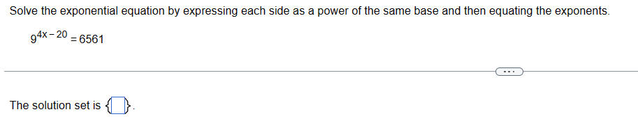 Solved Solve the exponential equation by expressing each | Chegg.com