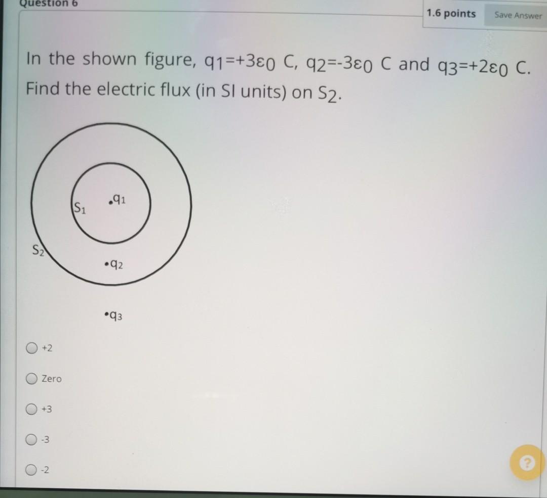 Solved Question 6 1.6 points Save Answer In the shown | Chegg.com