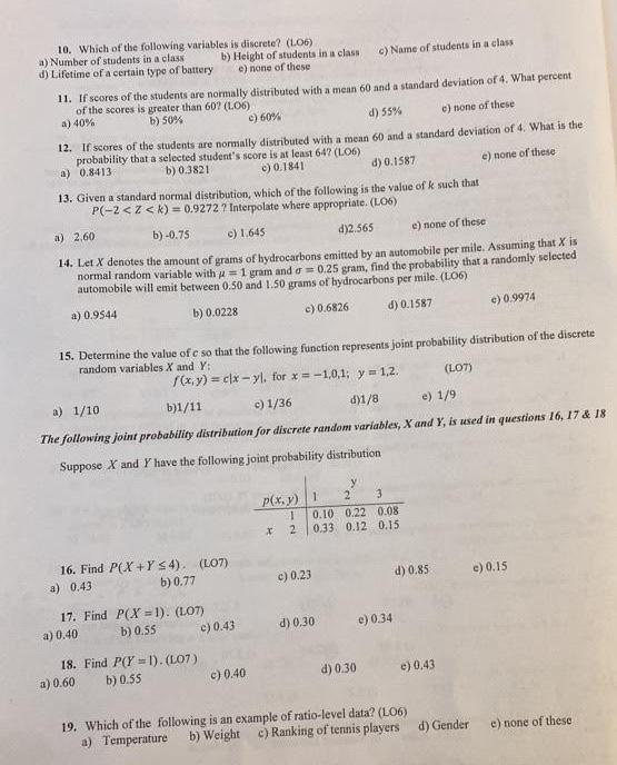 Solved that the student will pass the test before the fourth | Chegg.com