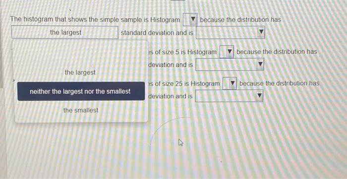 Solved One of the histograms given below is a histogram of a | Chegg.com