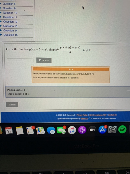 Solved Question 8 Question 9 Question 10 Question 11 | Chegg.com