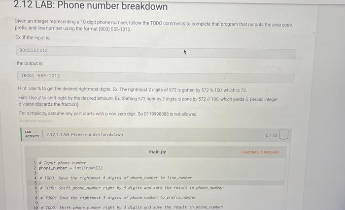 solved-2-12-lab-phone-number-breakdown-given-an-integer-chegg