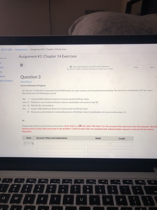 Solved ACCT 2202 Assignments Assignment #1: Chapter 14 | Chegg.com