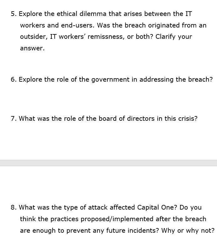 Solved 5. Explore the ethical dilemma that arises between | Chegg.com