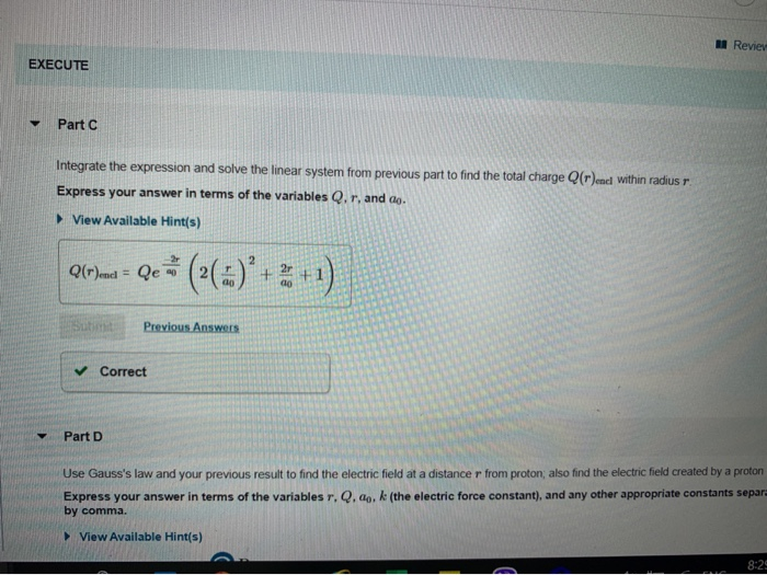 Solved Hello, I need help with part D only. | Chegg.com
