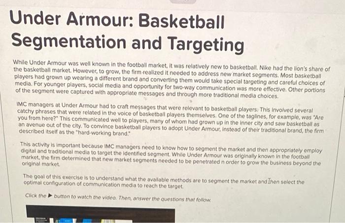 Under armour target outlet customers