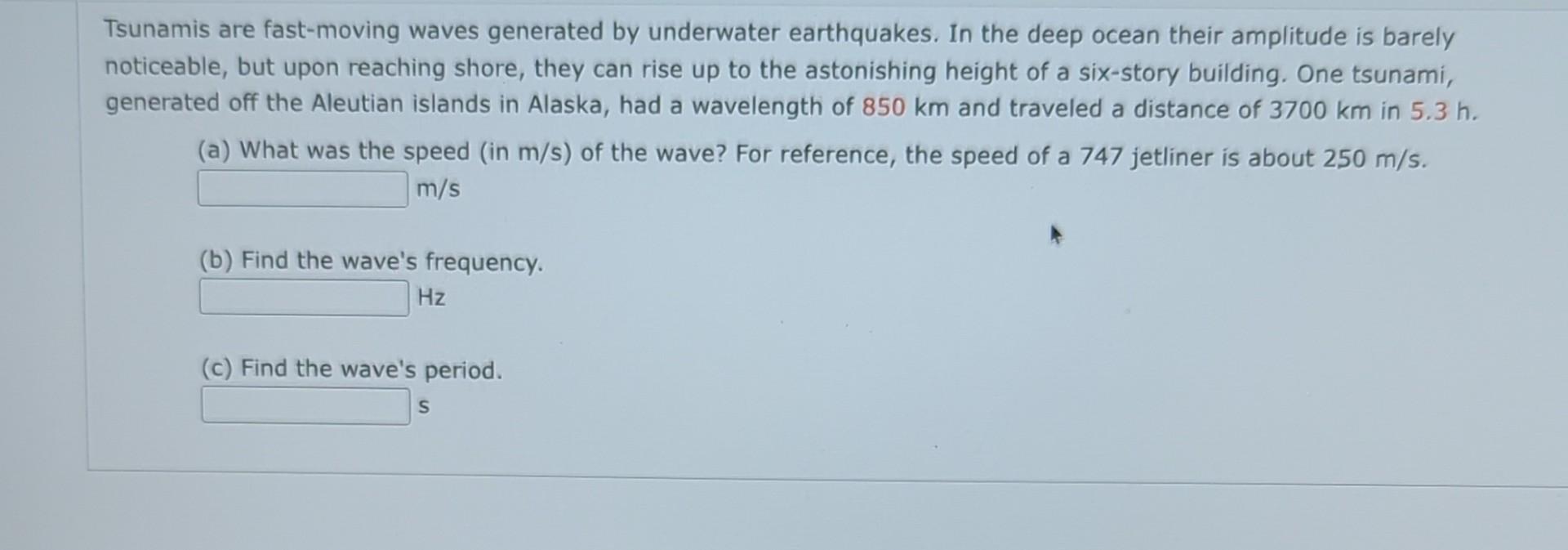 Tsunami 524 metri
