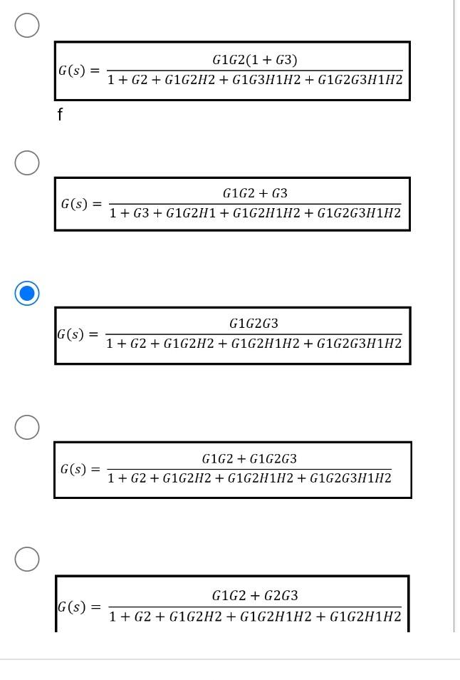 Solved Determine The Transfer Function C(s)/R(s) For The | Chegg.com