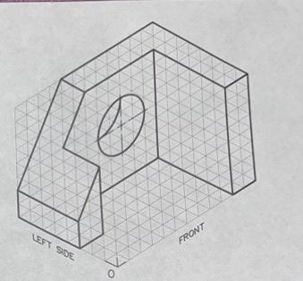 Solved Sketch the ORTHOGRAPHIC views of the objects. | Chegg.com