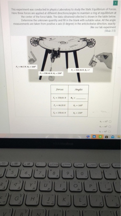 Force Table Lab Conclusion Solved In the experiment with the force table, forces F, F, | Chegg.com