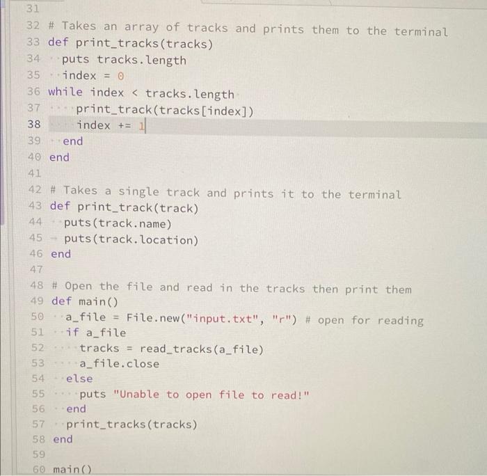 Solved Use the code provided to get started. You must | Chegg.com