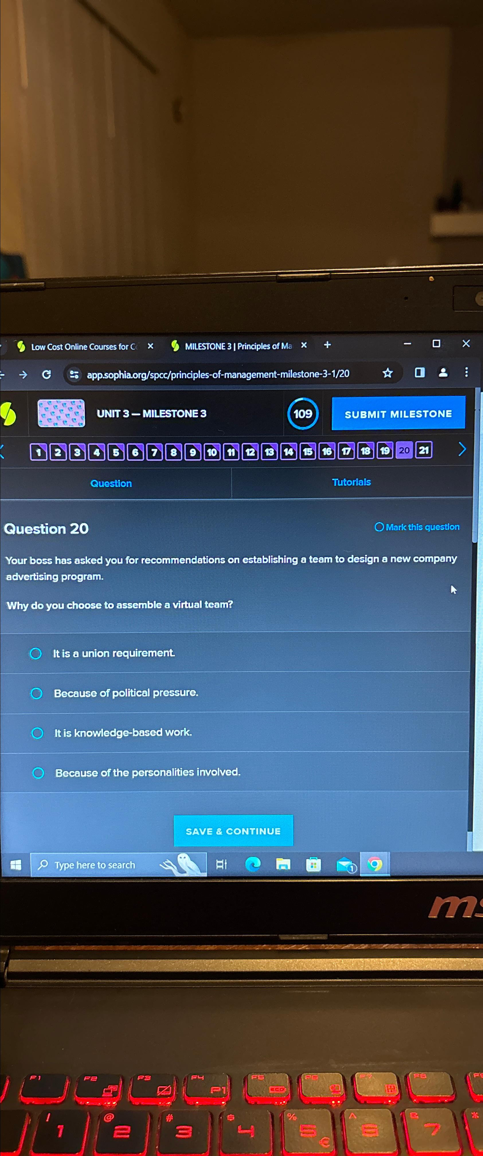 Solved Question 20OMark this questionYour boss has asked you | Chegg.com