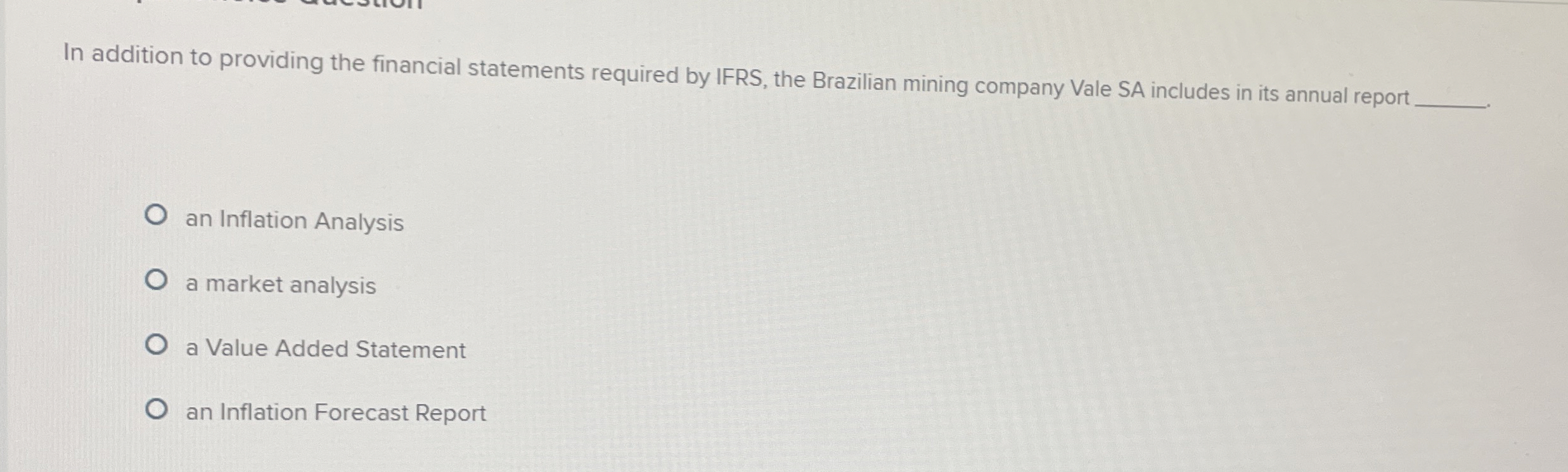 Solved In addition to providing the financial statements