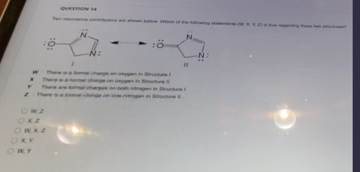 Solved two resonance contributors are shown below which of | Chegg.com