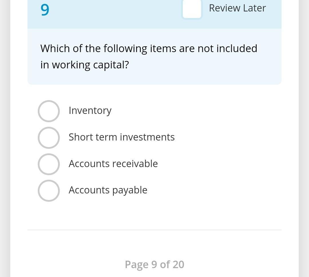 get-answer-a-net-working-capital-increases-when-inventory-is