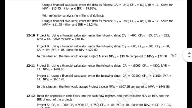 Chapter 12 The Basics of Capital Budgeting 12-1 | Chegg.com
