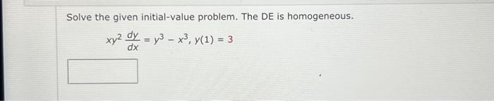 Dxdyyxy5−1solve The Given Differential Equation By 2441