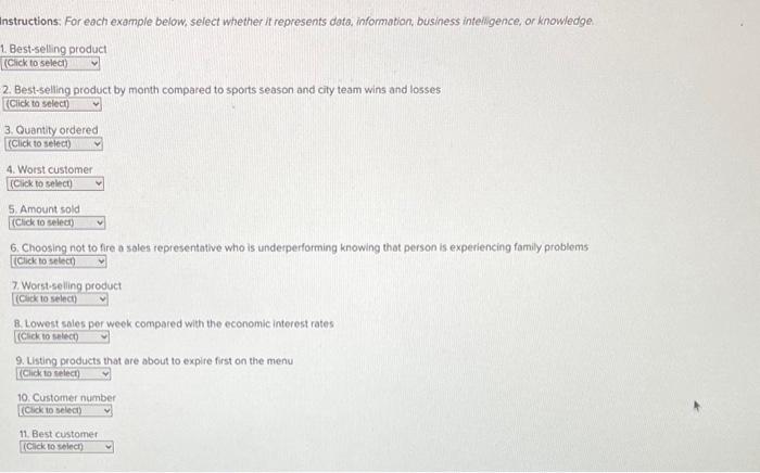 Solved The Differences among Data, Information, Business | Chegg.com