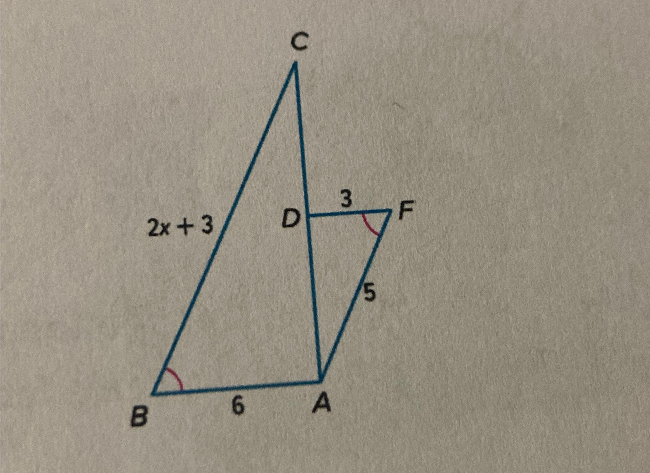 Solved Find the value of x ? | Chegg.com