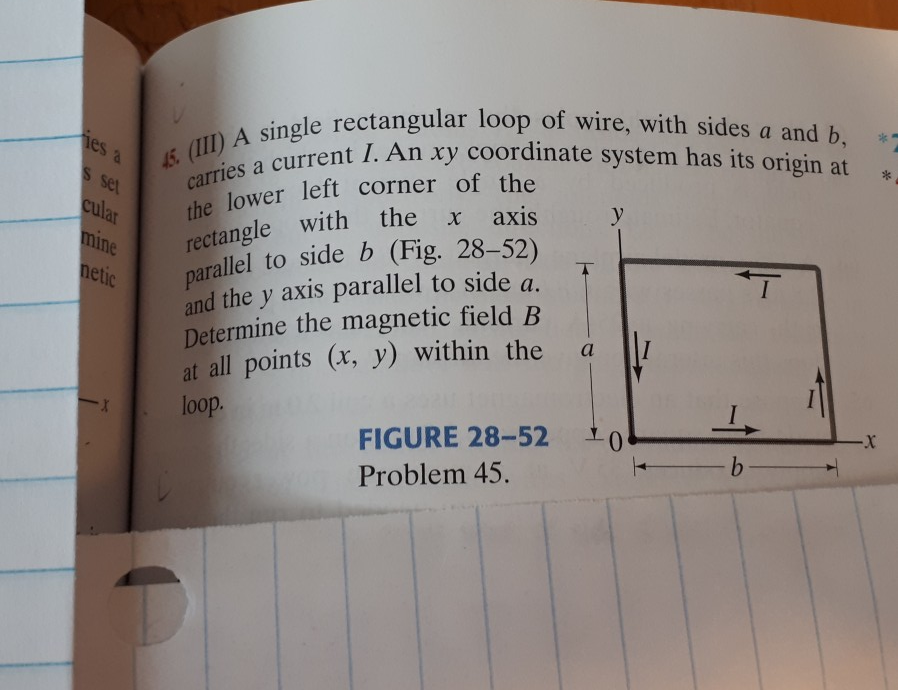 Solved Determine The Magnetic Field B 15. (III) A Single | Chegg.com