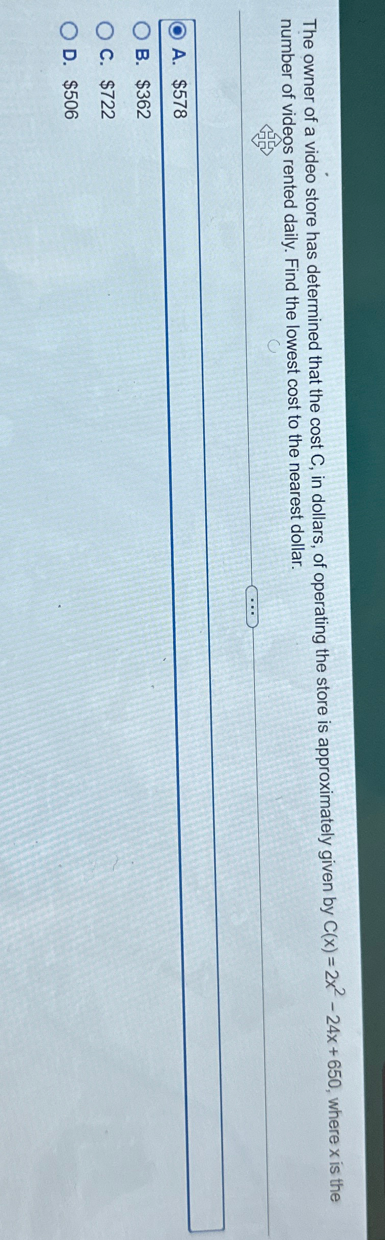 Solved The owner of a video store has determined that the