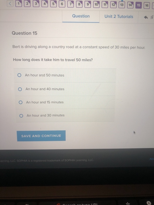 Solved 12 13 14 15 Question Unit 2 Tutorials Question 15 | Chegg.com