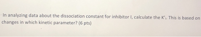 Solved You set up an experiment to assess kinetic rate | Chegg.com