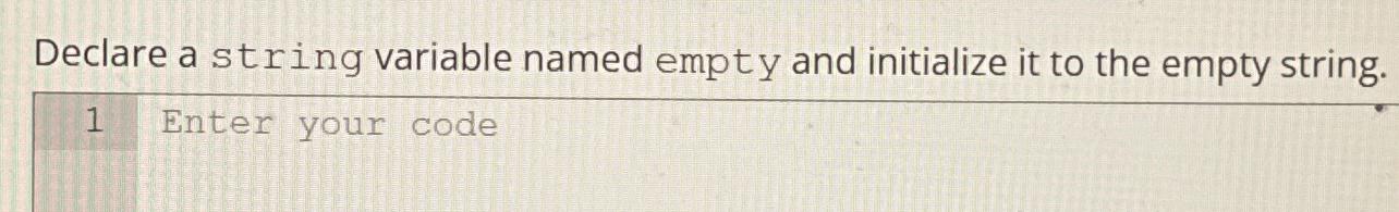 php declare empty string variable