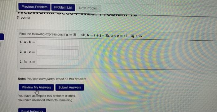 Solved Find The Following Expressions If A=2i−4k,b=i+j−3k, | Chegg.com