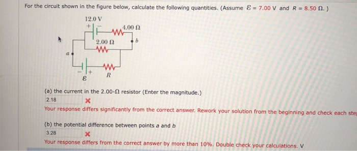 Solved For the circuit shown in the figure below, calculate | Chegg.com