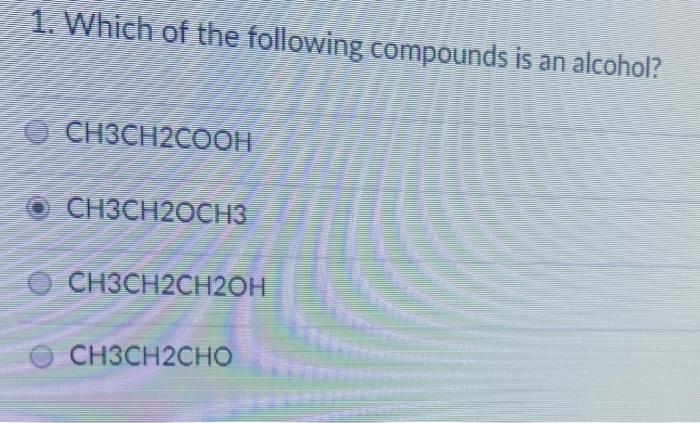 solved-1-which-of-the-following-compounds-is-an-alcohol-chegg